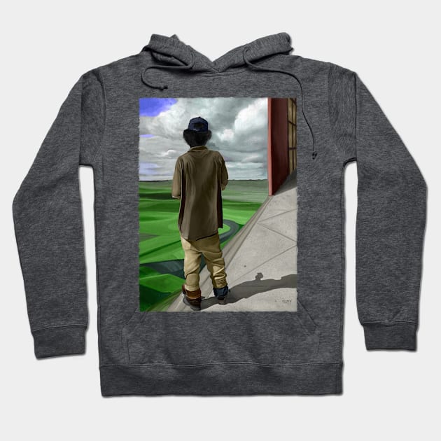 The Horizon Hoodie by UBiv Art Gallery